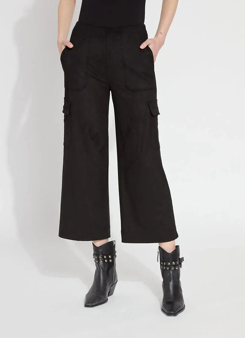 Anita Vegan Suede Crop Cargo Pants