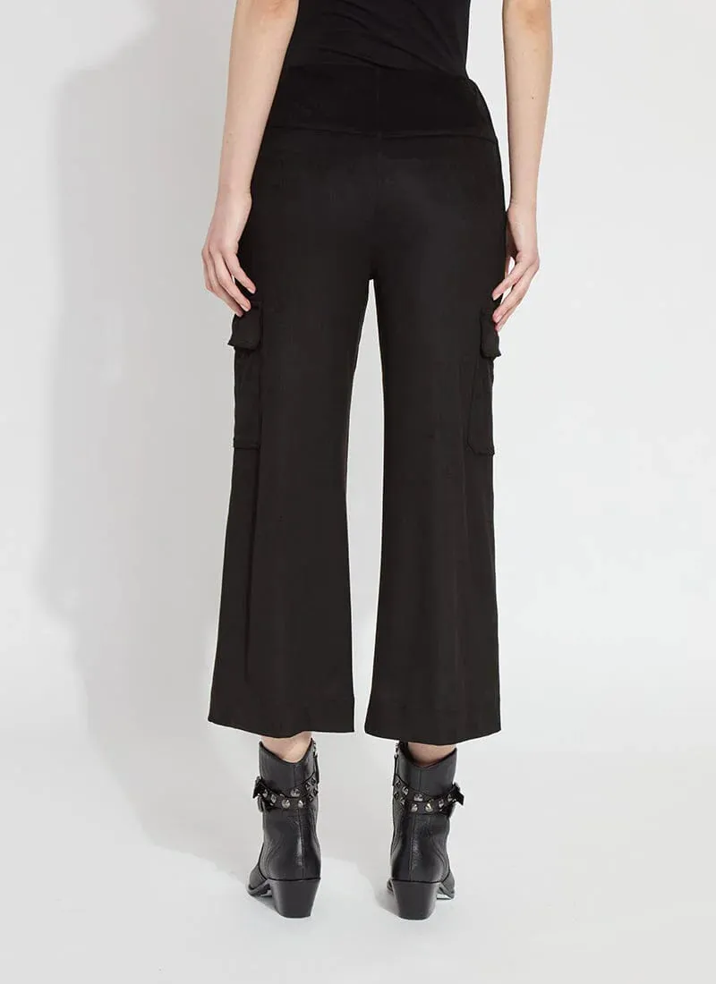 Anita Vegan Suede Crop Cargo Pants
