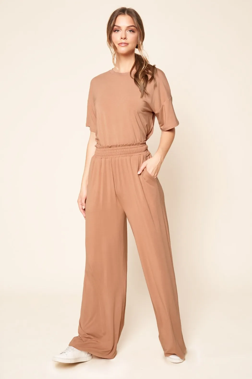 Beck Jersey Knit Smock Pants