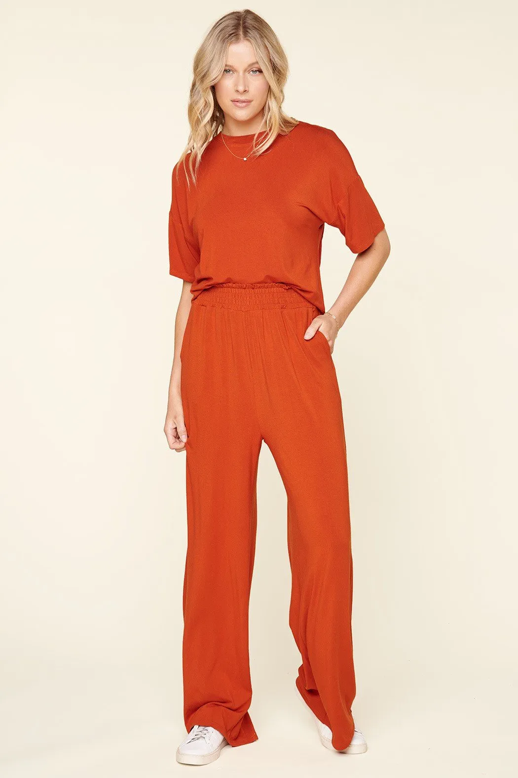 Beck Jersey Knit Smock Pants
