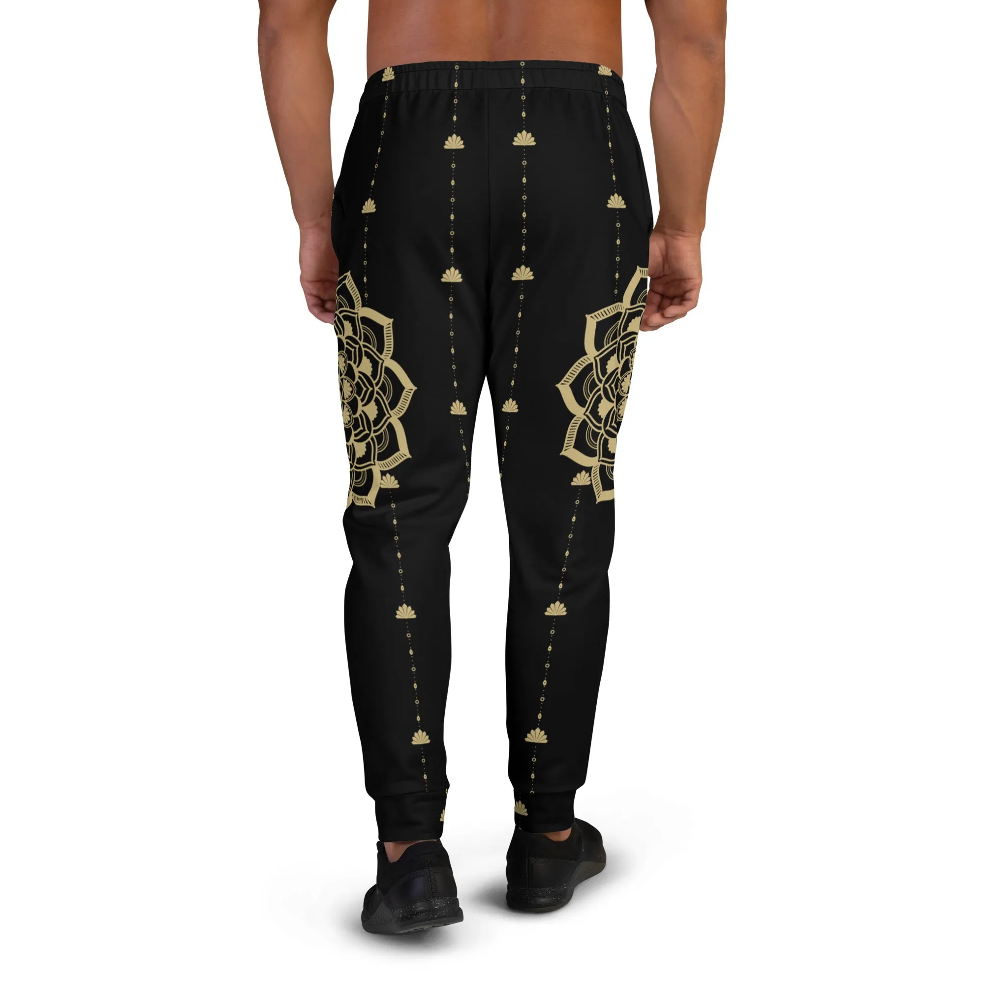 Black Mandala Men's Joggers