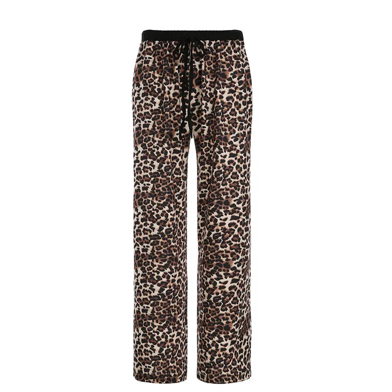 Leopard Print Lounge Pants