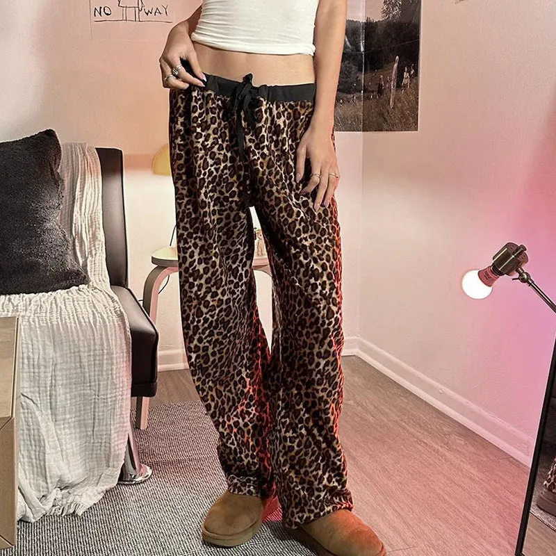 Leopard Print Lounge Pants