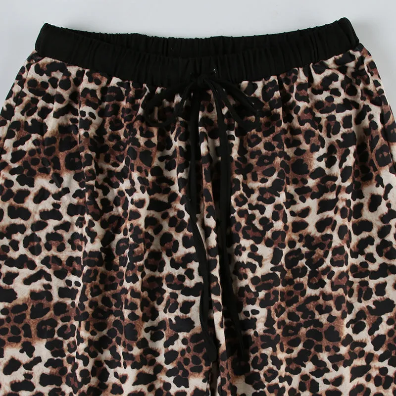 Leopard Print Lounge Pants