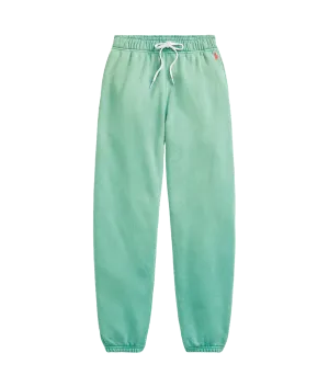 Lightweight Fleece Athletic Sweatpants - Green