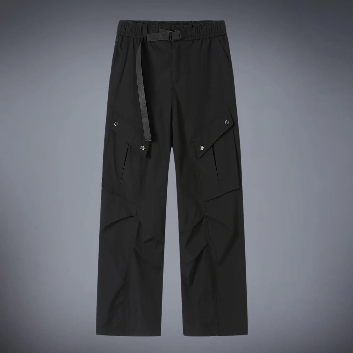 MIDOO Cargo Pants for Men Slim Fit Casual Joggers Pants Stretch Drawstring Elastic Waist Tapered Leg Sweatpants with Pockets