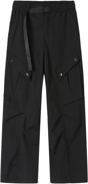 MIDOO Cargo Pants for Men Slim Fit Casual Joggers Pants Stretch Drawstring Elastic Waist Tapered Leg Sweatpants with Pockets