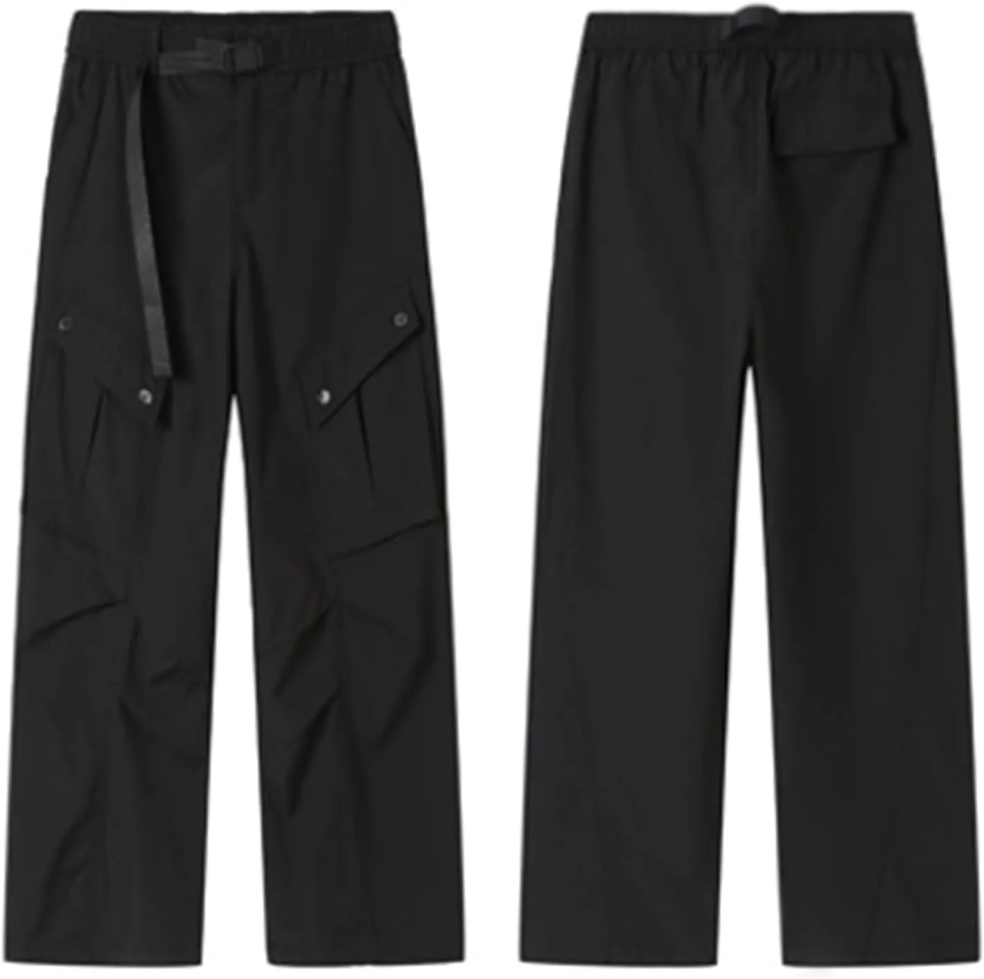 MIDOO Cargo Pants for Men Slim Fit Casual Joggers Pants Stretch Drawstring Elastic Waist Tapered Leg Sweatpants with Pockets