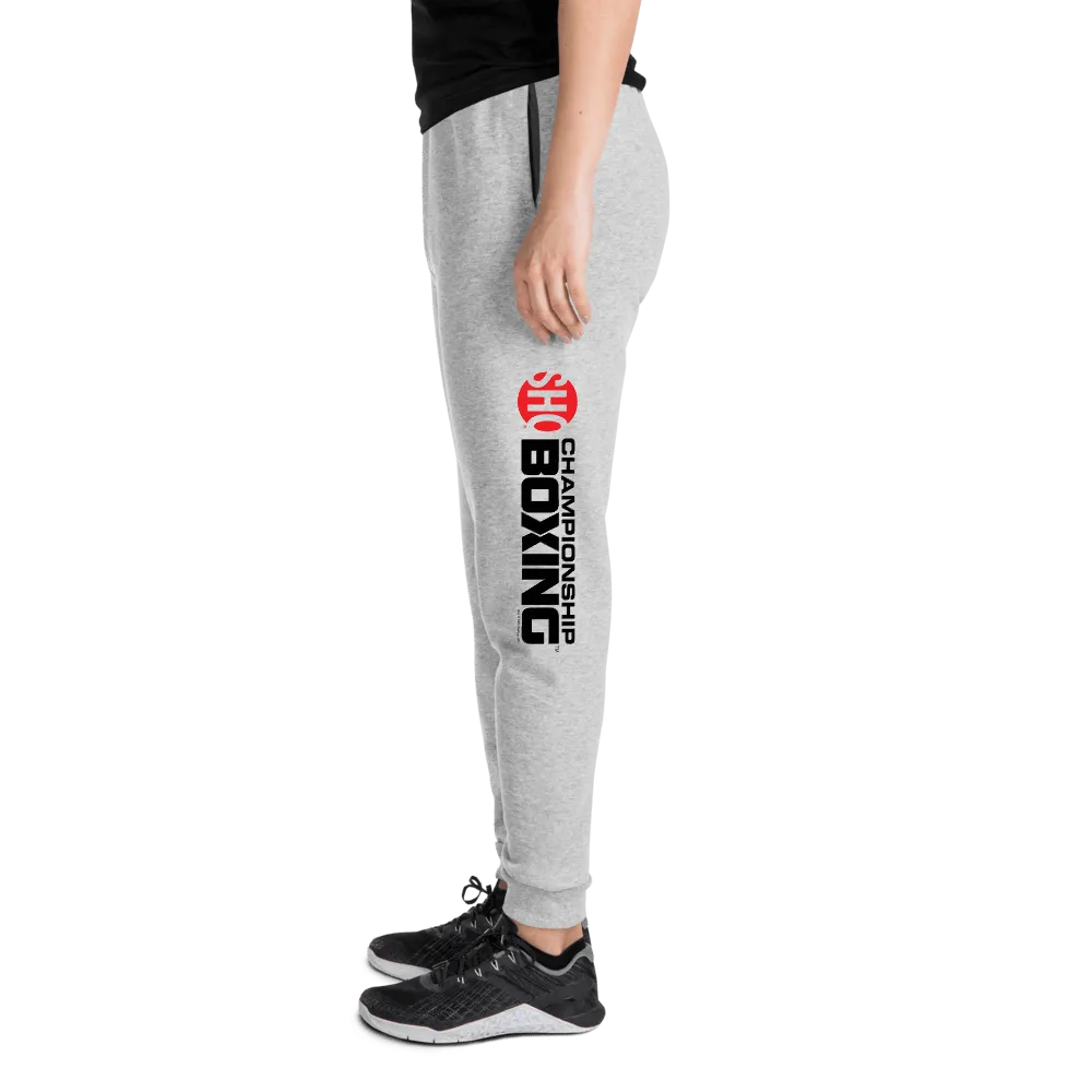 SHOWTIME Championship Boxing Logo Adult Fleece Joggers