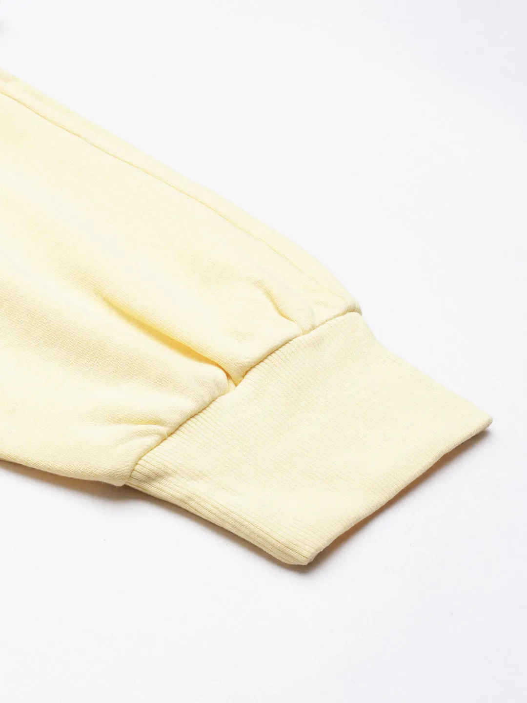 Women Yellow Camouflage Printed Mid-Rise Track Pant
